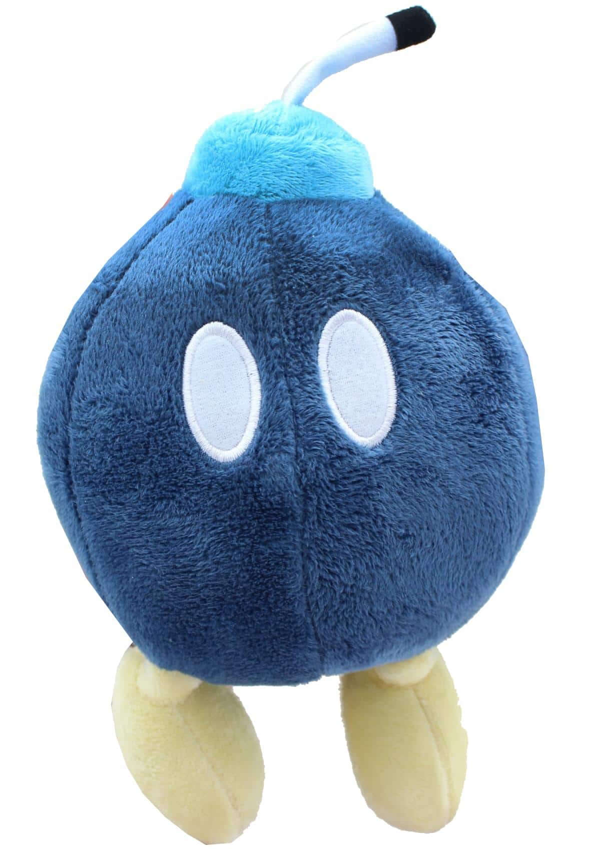 Basic Fun - Super Mario Bros 8 Inch Villains Plush | Bob-omb - Black
