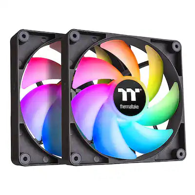 Thermaltake - CT 120 ARGB Sync 120mm Cooling Fan with Daisy-Chain Design (2-Pack)