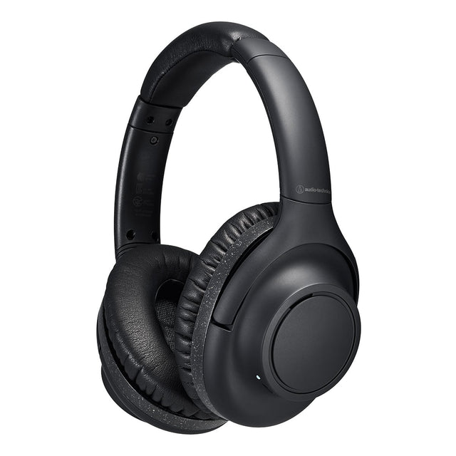 Front. Audio-Technica - Audio-Technica ATH-S300BT Bluetooth Over-Ear Headphones - Black.