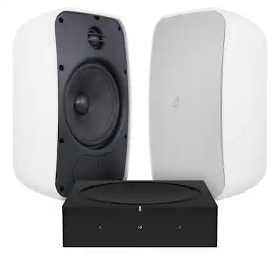 Sonance - MAGO6SYSV3 - Mag Series 2.0-Ch. Outdoor Speaker System Powered By Sonos (Each)