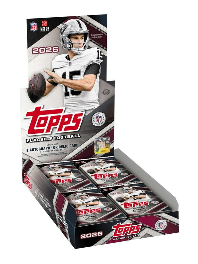 NFL NFLPA  
Fernando Menduza Las Vegas Raiders  
2026 15 15 H RECLUSIVE topps TRADING CARD FLAGSHIP FOOTBALL LOOK FOR CARD OR RELIC NFL 1 AUTOGRAPH* IN EVERY HOBBY BOX! 394885711  
TEPPY  
WELFA 2026 topps TRASSWIFCH epps 12 CARDS PROTBALL CARDS HELPA SOSB topps PARAMENTE CARDS TOPPS 12 CASSHIP FOOTBALL 12 CARDS rugey asos topps 2026 FLAGSHIP FOOTBALL wwwwww