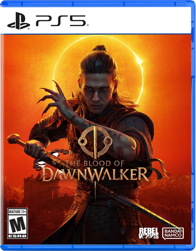 PS5 THE BLOOD OF DAWN WALKER MATURE 17+ M ESRB REBEL WINGS BANDAI NAMCO