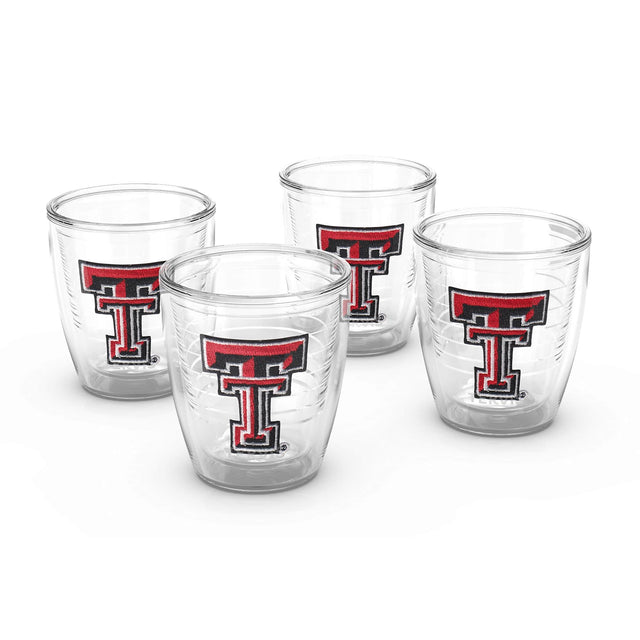 Front. Tervis - Texas Tech Red Raiders 4-Pack 12oz. Emblem Tumbler Set - Multicolor.