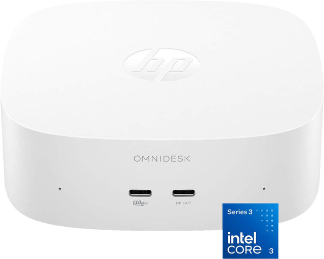 HP OMNIDESK  
10Gbps  
DP OUT  
Series 3  
Intel Core 3