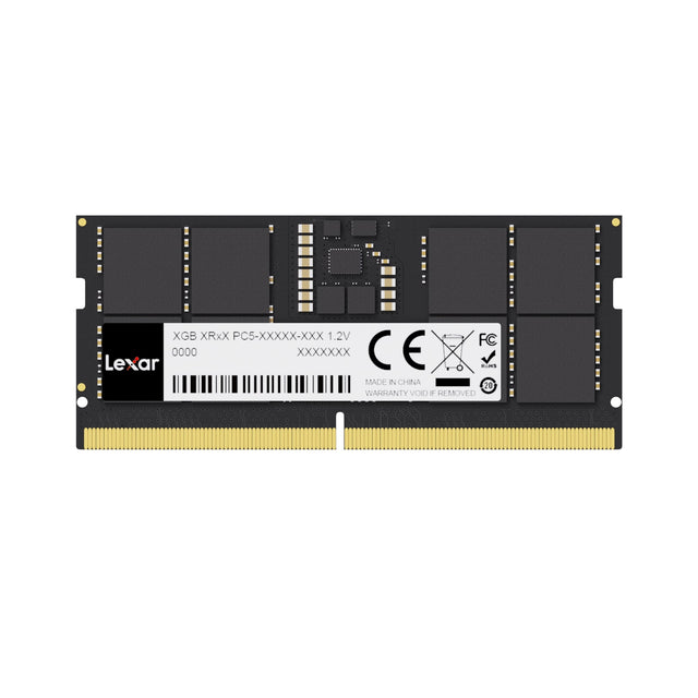 XGB XRxX PC5-XXXXX-XXX 1.2V FC Lexar 0000 XXXXXXX CE Pos MADE IN CHINA 20 WARRANTY VOID IF REMOVED