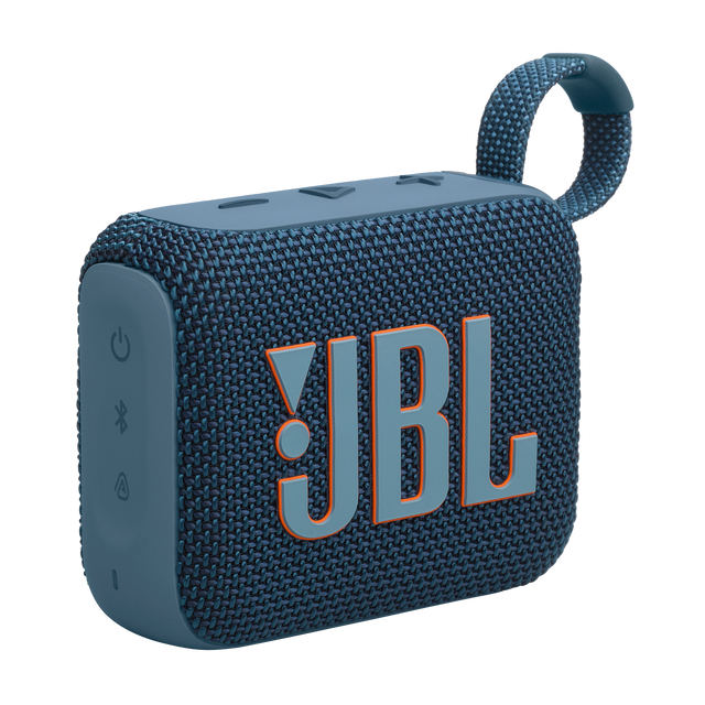 Front. JBL - Go 4 Portable Bluetooth Speaker - 2024 - Blue.