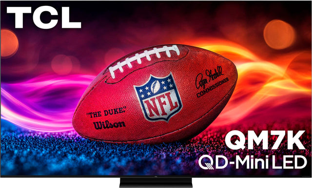 TCL Mini LED QM7K NFL Wilson "The Duke" NFL Commissioner.