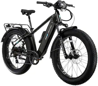 Lectric eBikes - XPeak2 High-Step Long-Range eBike (Max 80mi/28mph) + Rear Rack/Fenders/Elite Headlight/Suspension Seat Post