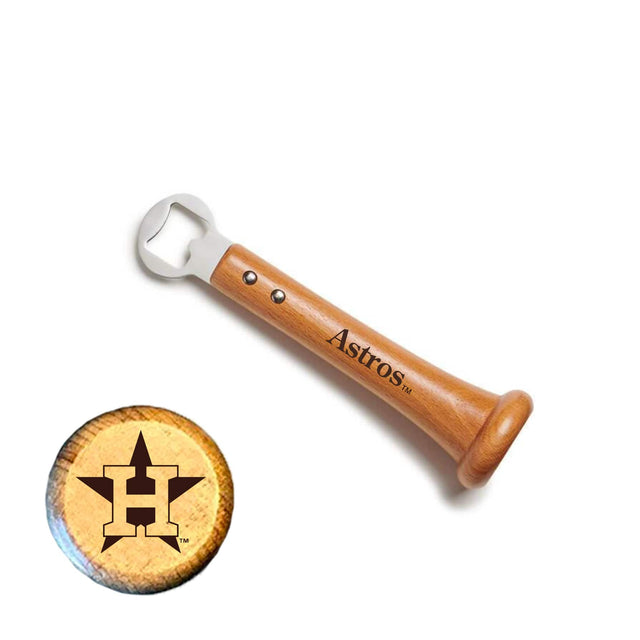 Front. Baseball BBQ - Houston Astros Pickoff Bottle Opener - Multicolor.