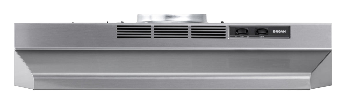 Broan - 24 inches - Convertible - Under cabinet Range Hood - Stainless Steel