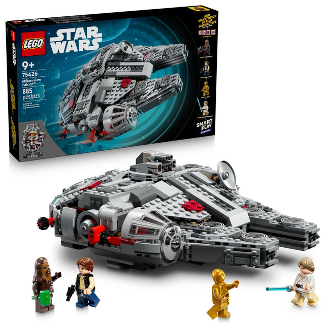 | adi eea.e  eAitn | STAR WARS T 9+ 75426 Millennium Falcon 885 pcs/pzs - -ot - - - - -- - 1! N ADO BRICK SMARTBRICK TOPLAY INTERACTIVE T - I I i - 1 I - I I - - SMART PLAY - -