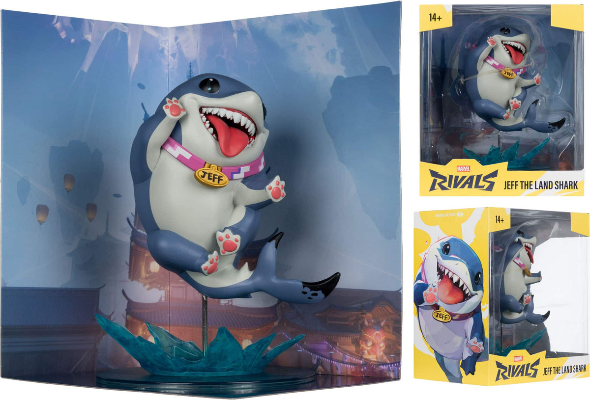McFarlane Toys - Marvel Rivals 7.75" Jeff The Land Shark 1:10th Scale Collectible