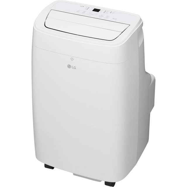 Front. LG - 300 Sq. Ft. 7,300 BTU DOE (11,000 BTU ASHRAE) Smart Portable Air Conditioner - White.