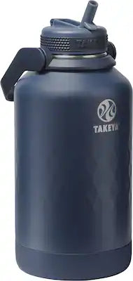 Takeya - Sport 64-oz. Wide Handle Leakproof Water Bottle with Straw Lid