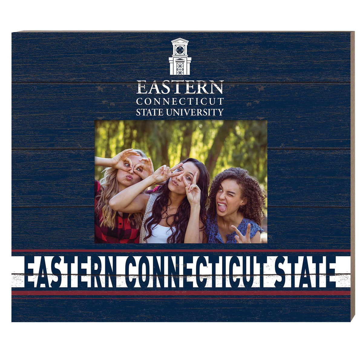 Jardine - Eastern Connecticut State Warriors 11" x 13" Team Spirit Scholastic Picture Frame - Navy