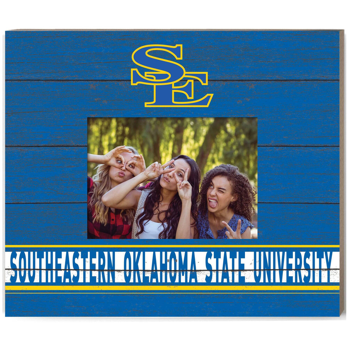 Jardine - Southeastern Oklahoma State Savage Storm 11'' x 13'' Team Spirit Scholastic Picture Frame - Blue