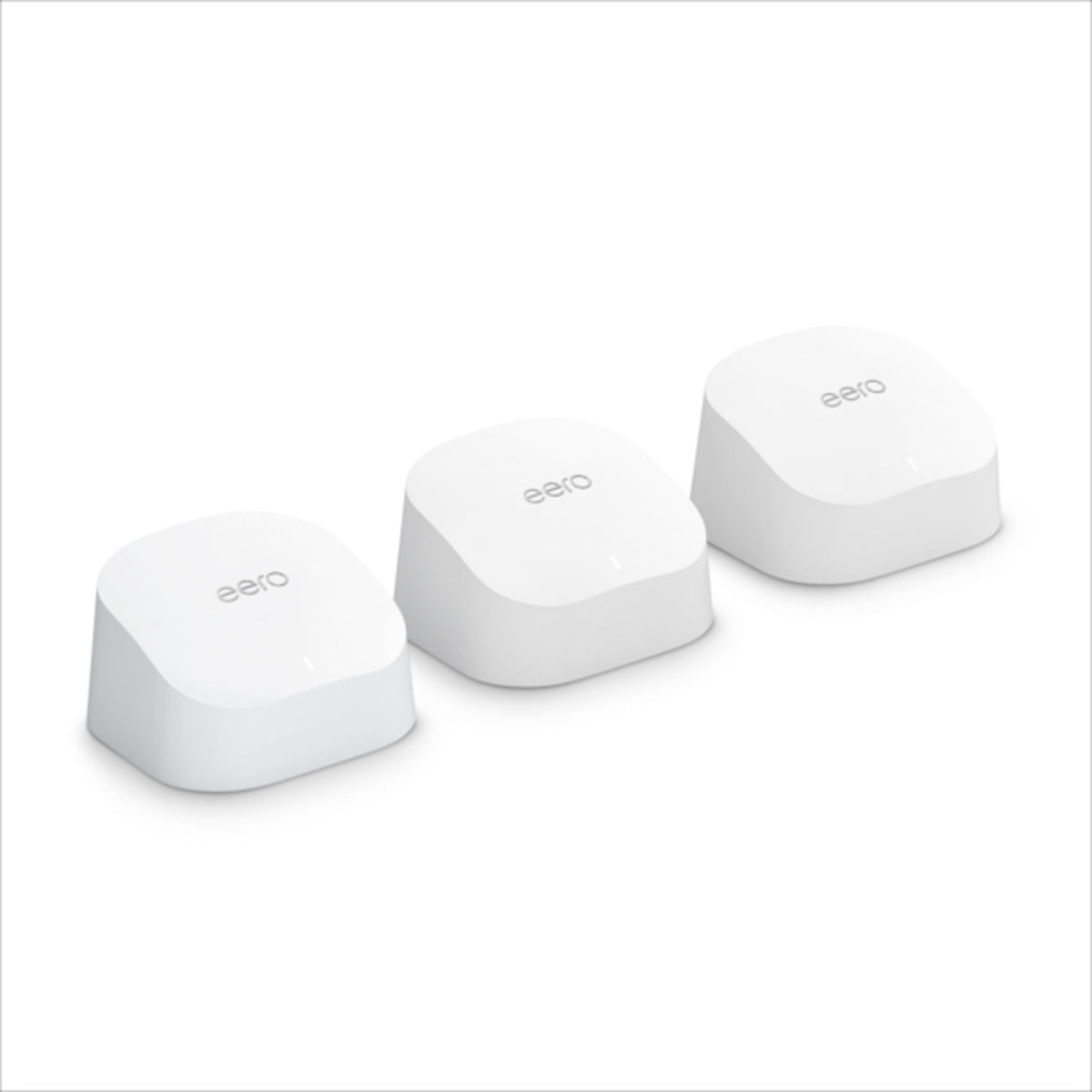 eero - 6 Dual-band Mesh Wi-Fi 6 System (3-pack) - White