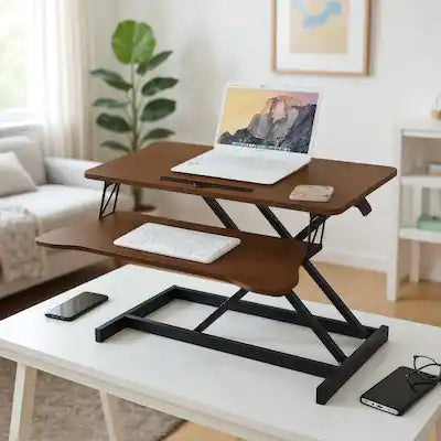 Loheer - 32 Inch Desk Converter Sit to Stand Riser