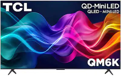 TCL - 55" QM6K Series 4K UHD HDR QD Mini LED Smart TV with Google TV (2025)