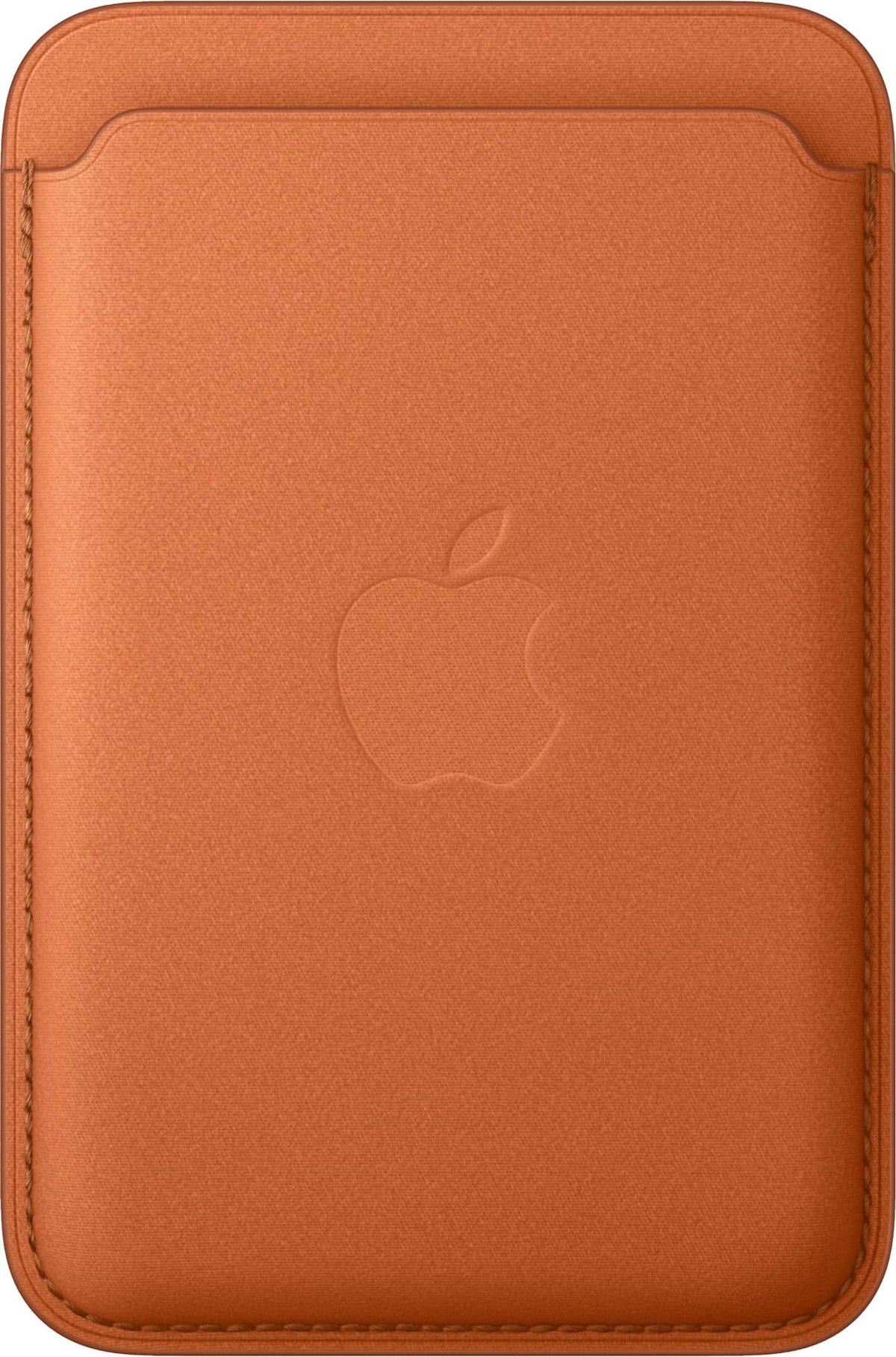 Apple - iPhone FineWoven Wallet with MagSafe - Fox Orange