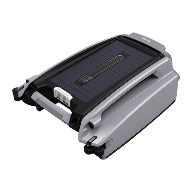 Front. Betta - Betta SE Plus Solar Pool Skimmer with 24/7 Cleaning, Dual Charging & SCT Motors.