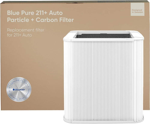 Blue Pure 211+ Auto Particle + Carbon Filter  
Replacement filter for 211+ Auto  
Designed in Sweden  
GENUINE FILTER FOR Blueair  
OPTIMAL PERFORMANCE
