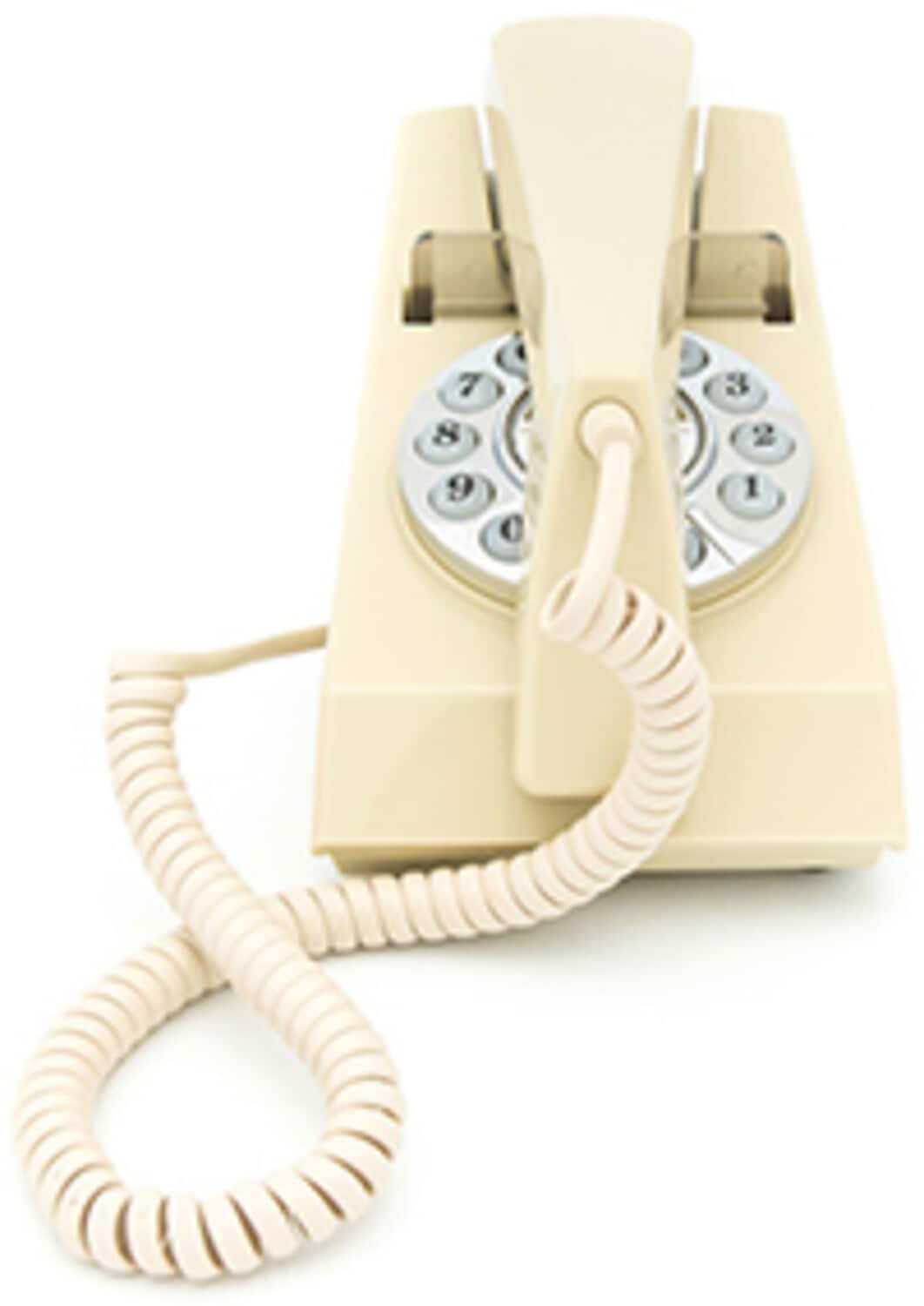 PopMarket - GPO Retro GPOTRMI Trim phone Desktop or Wall Mountable - Ivory - EQUIPMENT - White