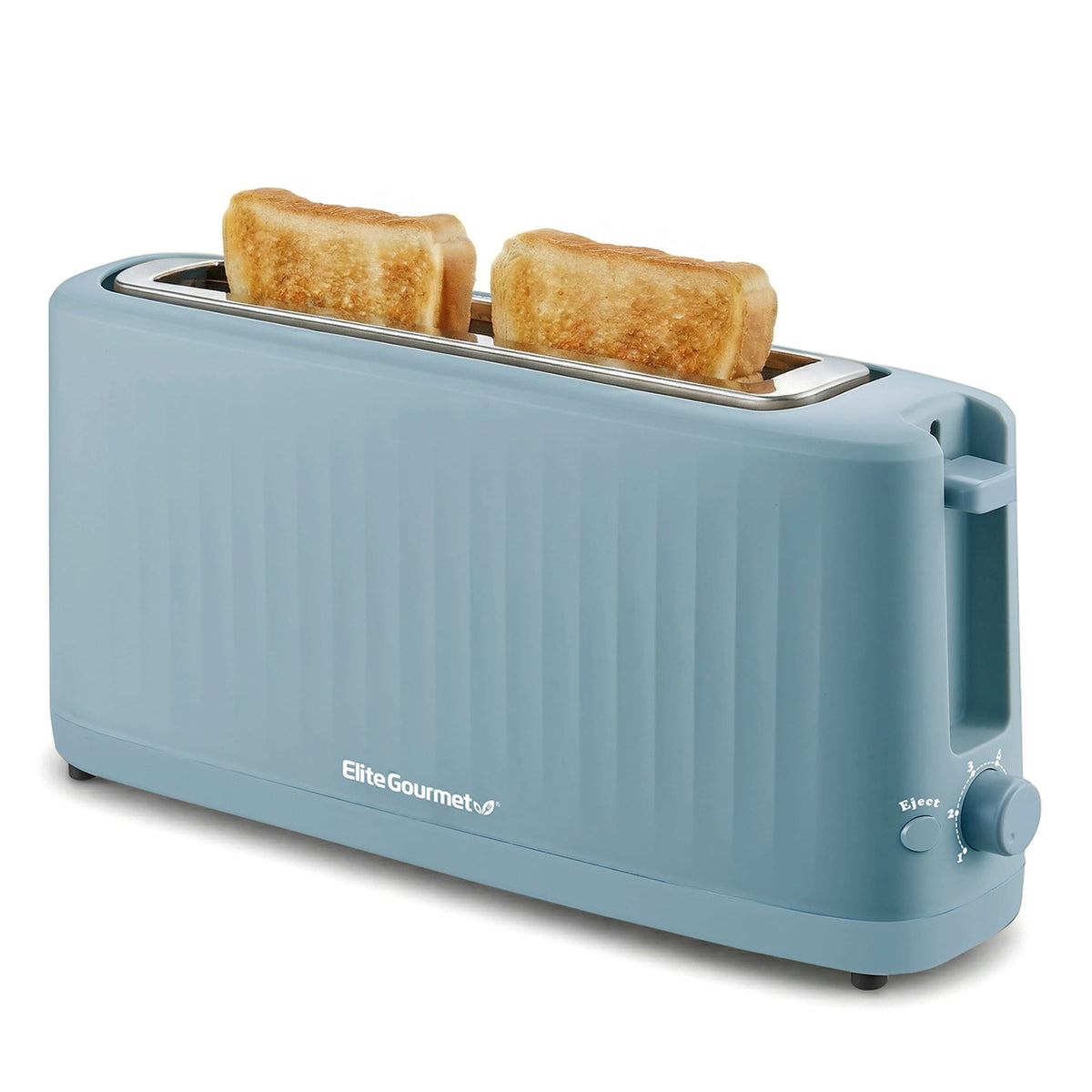 Elite Cuisine - ECTL4052 2-Slice Slimtoast Long Slot Toaster - Ocean Blue