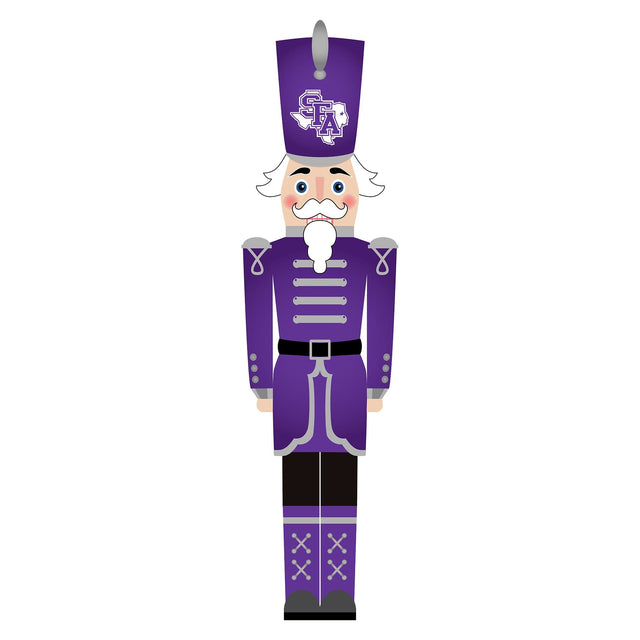 Front. Fan Creations - Stephen F Austin Lumberjacks 46" Nutcracker Leaner - Multicolor.