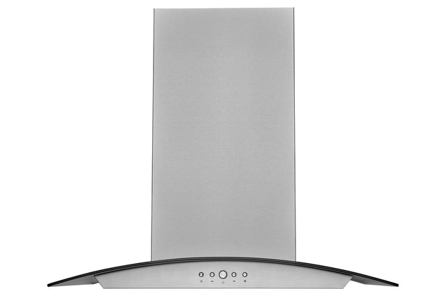 Front. Hauslane - Hauslane IS-200 30-in Convertible Stainless Steel Island Range Hood (OFFICIAL) - Silver.