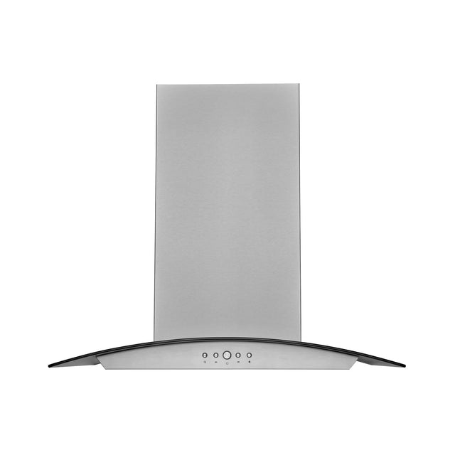 Front. Hauslane - Hauslane IS-200 36-in Convertible Stainless Steel Island Range Hood (OFFICIAL) - Silver.
