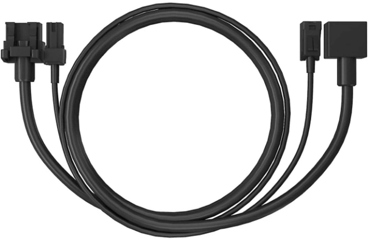 JVC - KS-UA50 1.5 meter screen extension cable designed exclusively for modular Direct Replacement models - Black