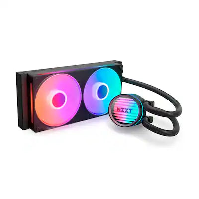 NZXT - Kraken Core RGB 240mm Radiator Liquid Cooler (1 x 240mm Single-Frame Fan) with RGB Pump Cap
