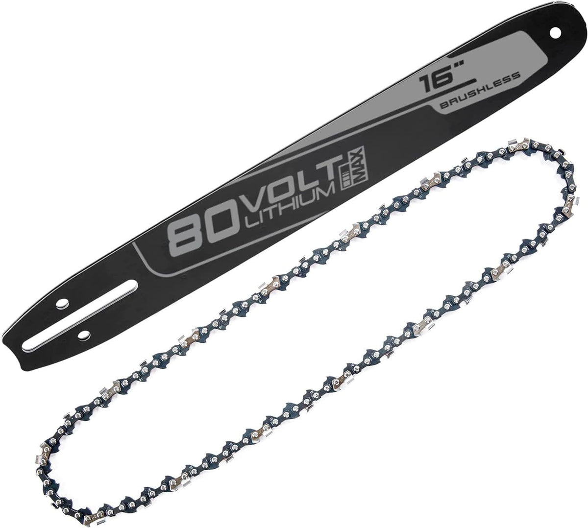 Greenworks - 16-Inch Replacement Chainsaw Bar and Chain Combo - Black