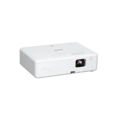 Epson - EpiqVision Flex CO-W01 Portable Projector, 3,000 Lumens Color & Brightness, 3LCD, Built-in Speaker, Home & Work