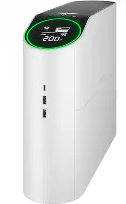 APC - UPS Battery Backup Pro Gaming, 1500VA/900W, Sine Wave, Tower, 10 Outlets, LCD, RGB Lights, USB-C, 2 USB-A ports