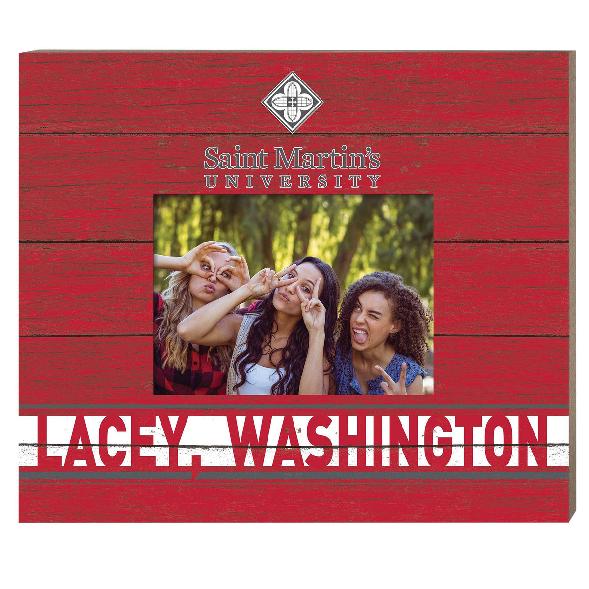 Jardine - Saint Martin's Saints 11" x 13" Team Spirit Scholastic Picture Frame - Red