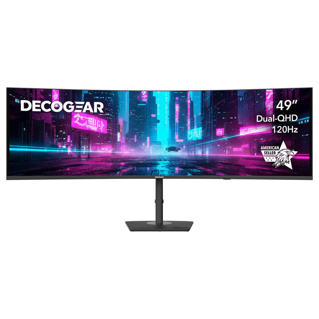 DECOGEAR 49" Dual-QHD 120Hz AMERICAN SELLER