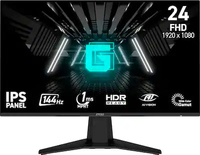 MSI - G242L E14 24" FHD 144Hz 1ms Adaptive Sync Gaming Monitor (DisplayPort, HDMI)