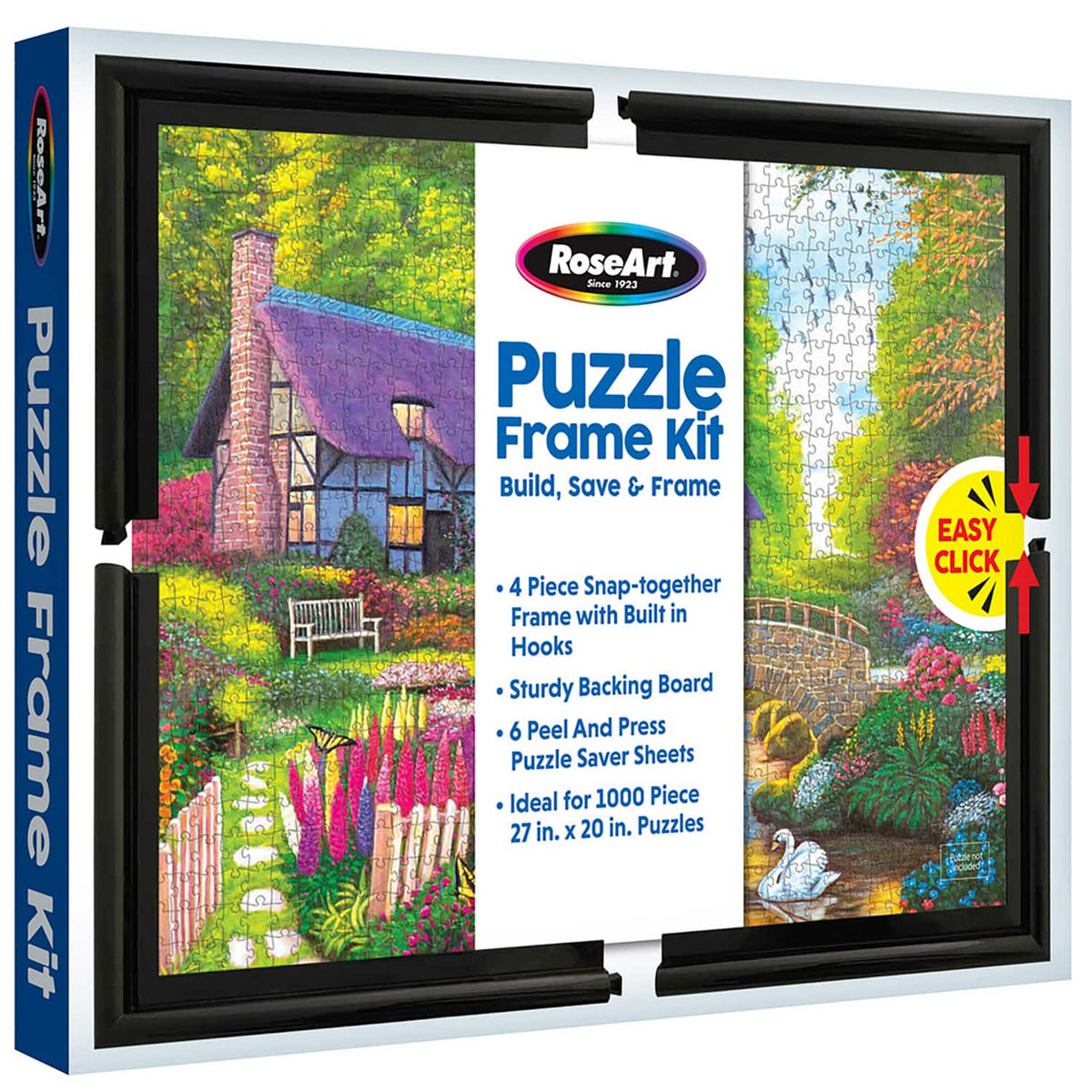Outset Media - Cra-Z-Art: RoseArt Puzzle Frame Kit for 1000pc Jigsaws: Snap-Together Frame & Saver Sheets