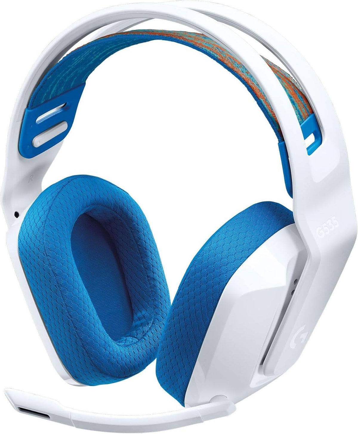 Logitech - G535 Lightweight Wireless Gaming Headset - White