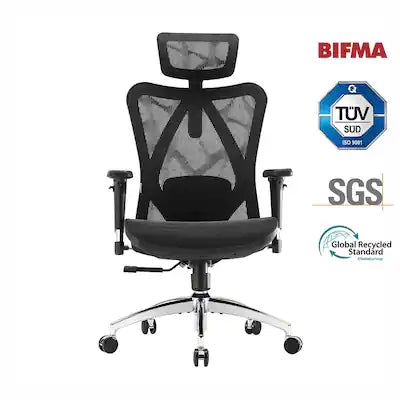 SIHOO - M57 Ergonomic Office Chair with 3D Armrest, Mesh Desk Chair with Lumbar Support, 300lb