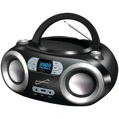Supersonic - Portable Bluetooth Audio System Engineered for Resilient High-Performance Operational Excellence Red Black