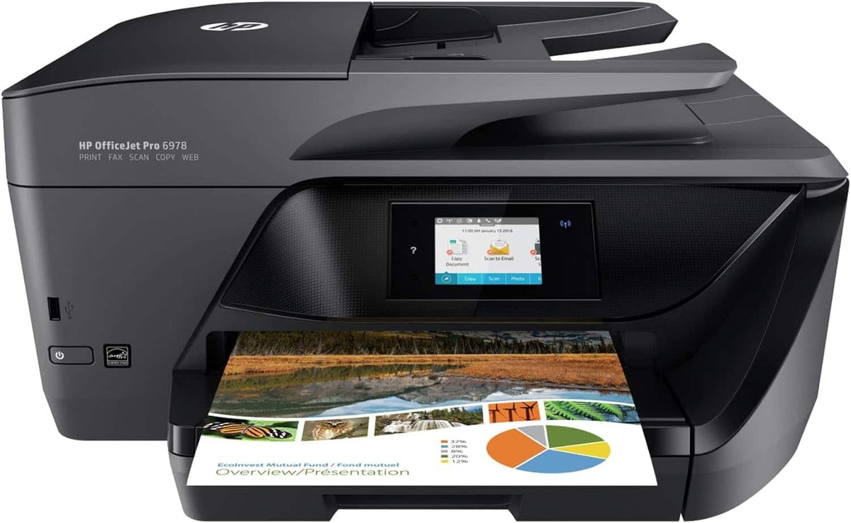 HP - OfficeJet Pro 6978 Wireless All-In-One Instant Ink Ready Printer - Black