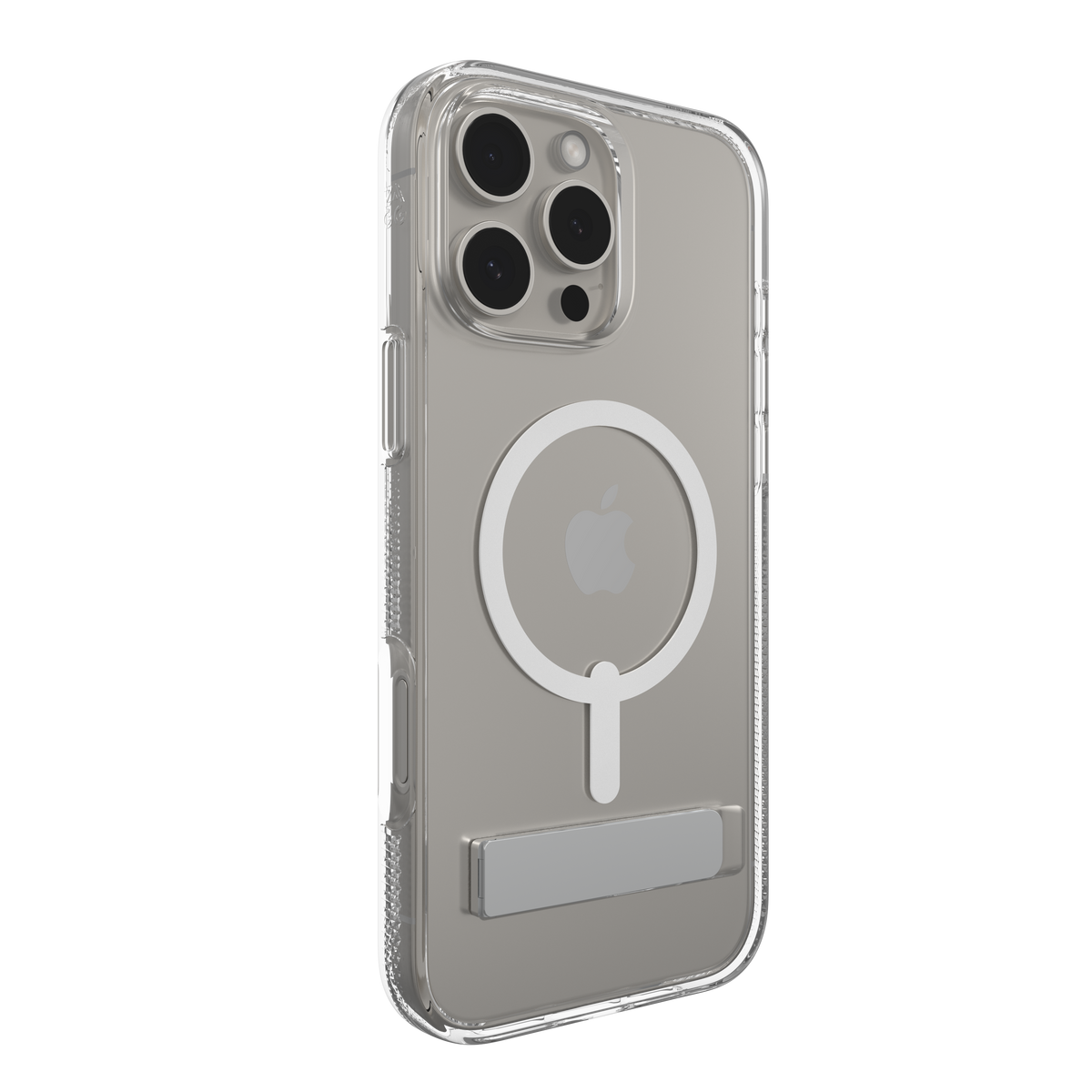 ZAGG - Crystal Palace Snap MagSafe Compatible Case w/ Kickstand for Apple iPhone 16 Pro Max - Clear