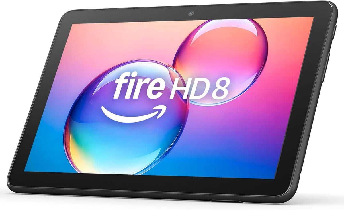 Amazon - Fire HD 8 tablet, 8” HD Display, 3GB memory, 32GB, designed for portable entertainment (2024 release) - Black