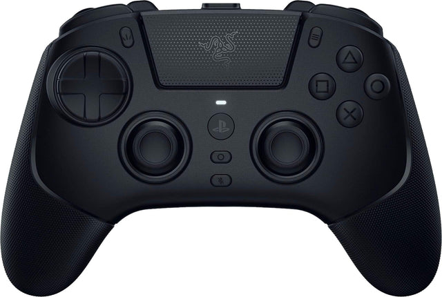 Front. Razer - Raiju V3 Pro Wireless Gaming Controller with TMR Thumbsticks and Remappable Buttons for Playstation 5 and Windows - Black.