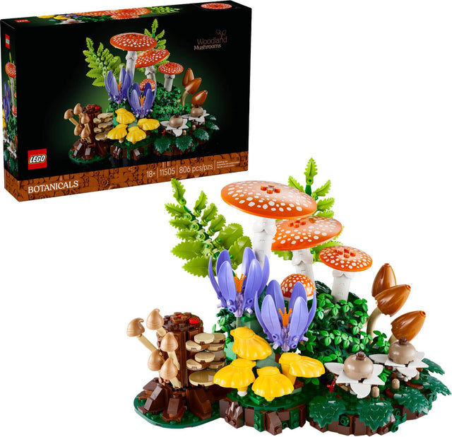 Woodland Mushrooms LEGO BOTANICALS - 11505 806 pcs/pzs 18+