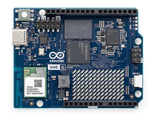 Arduino - ABX00162 UNO Q Hybrid Board,Qualcomm QRB2210 & STM32U585