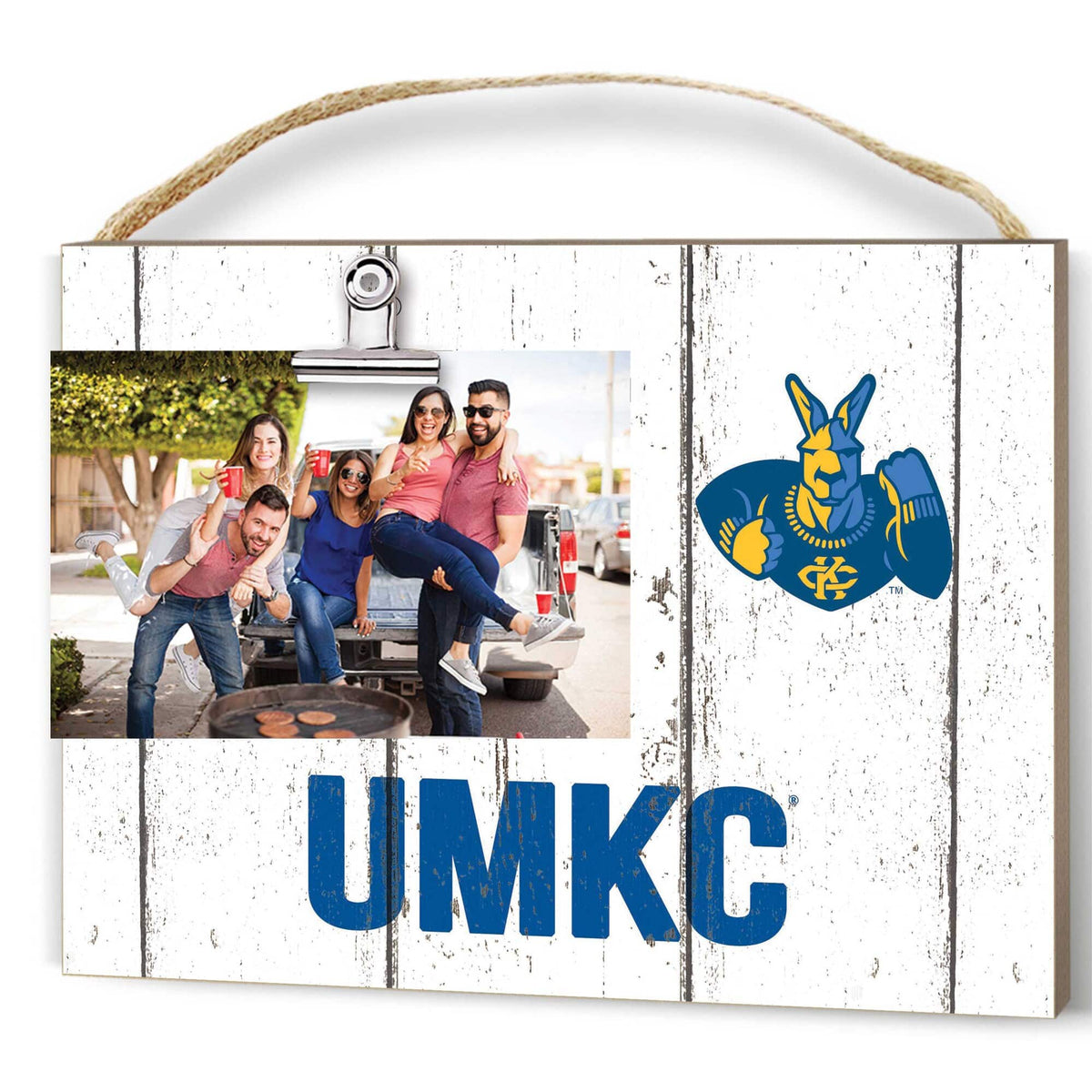 Jardine - UMKC Kangaroos 8" x 10" Weathered Clip It Frame - White